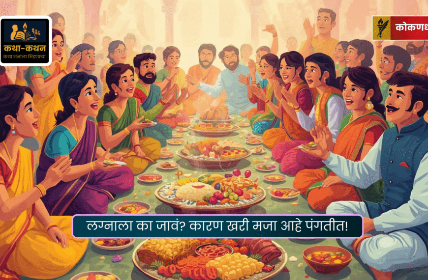 लग्नाला का जावं? कारण खरी मजा आहे पंगतीत!