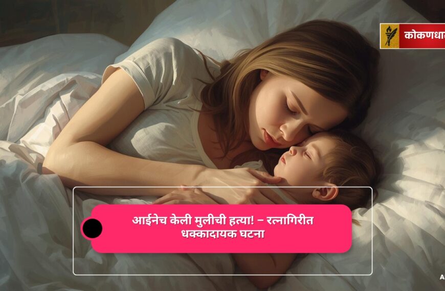 रत्नागिरीत आईनेच आठ महिन्यांच्या मुलीची हत्या; पोलिस तपास सुरू