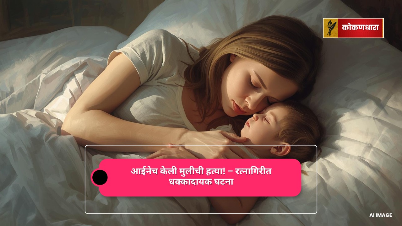 रत्नागिरीत आईनेच आठ महिन्यांच्या मुलीची हत्या; पोलिस तपास सुरू