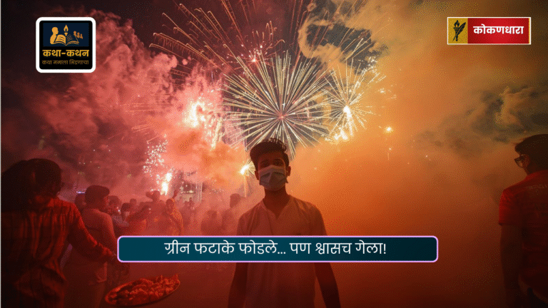 “ग्रीन फटाके फोडले... पण श्वासच गेला! दिवाळीतलं आरोग्याचं ‘फुलझडं’!”