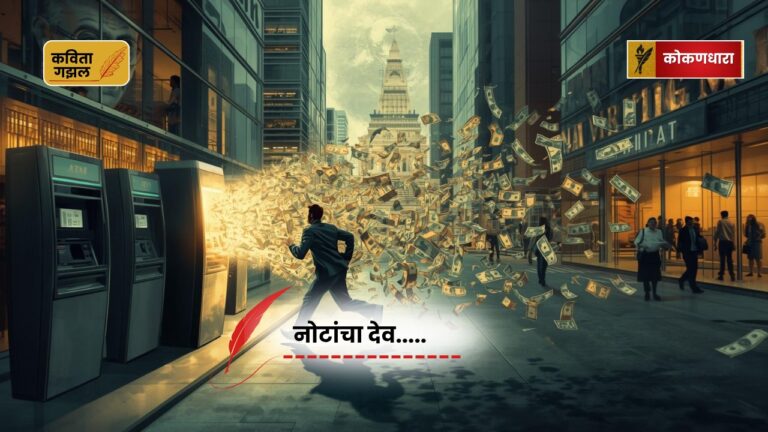 नोटेच्या मागे पळणारा समाज