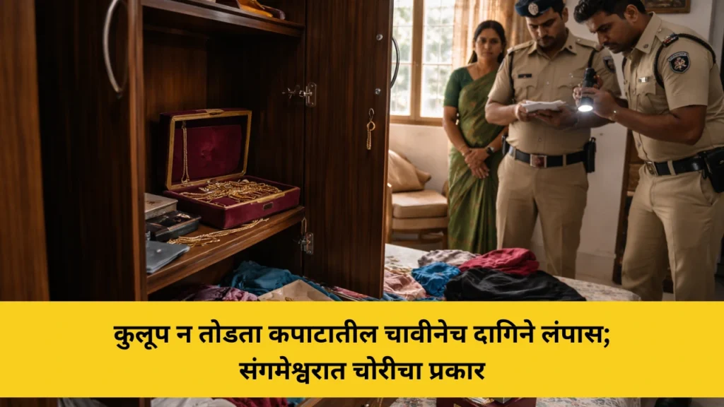 कुलूप न तोडता कपाटातील चावीनेच दागिने लंपास; संगमेश्वरात चोरीचा प्रकार