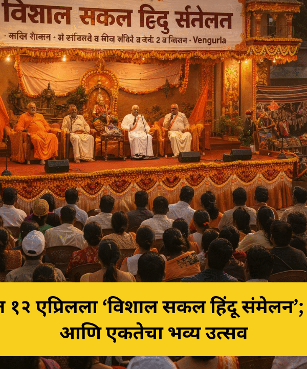 वेंगुर्ल्यात १२ एप्रिलला ‘विशाल सकल हिंदू संमेलन’; संस्कृती आणि एकतेचा भव्य उत्सव