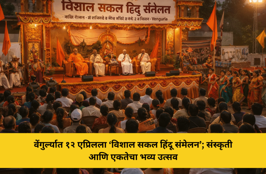 वेंगुर्ल्यात १२ एप्रिलला ‘विशाल सकल हिंदू संमेलन’; संस्कृती आणि एकतेचा भव्य उत्सव