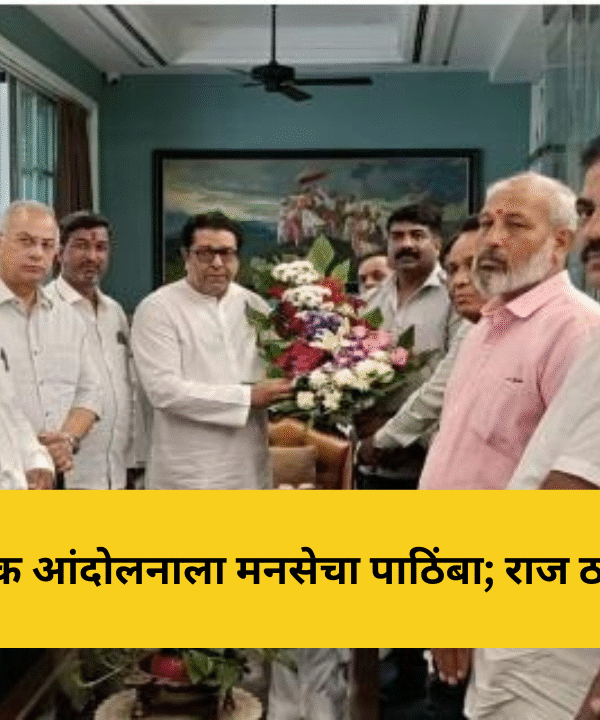 लक्ष्मी ऑरगॅनिक आंदोलनाला मनसेचा पाठिंबा; राज ठाकरे यांची साथ