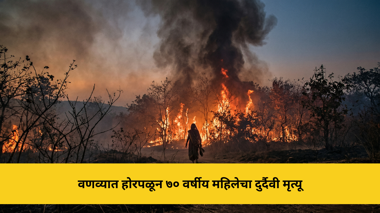कोकणची बातमी 39 वणव्यात होरपळून ७० वर्षीय महिलेचा दुर्दैवी मृत्यू, चिपळूण तालुक्यातील गाणे-खडपोली परिसरातील घटना; चार-पाच दिवसांपासून होत्या बेपत्ता