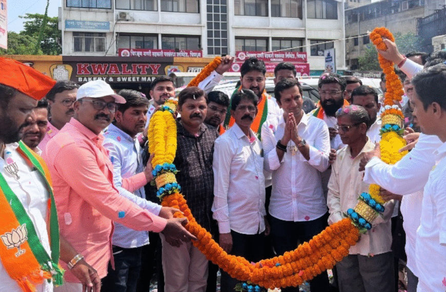 चिपळूणमध्ये युवा शक्ती जागर यात्रेचे जोरदार स्वागत