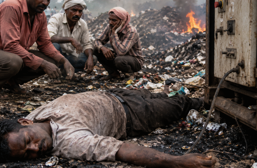 वरसे ग्रामपंचायत हद्दीत कचरा जाळणाऱ्या आदिवासी बांधवांचा शॉक लागून मृत्यू.